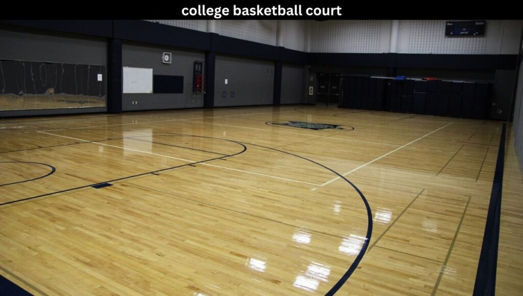 college basketball court